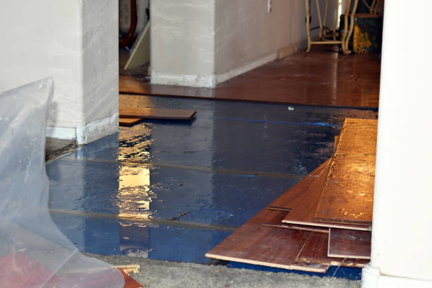 Professional Burst Pipe Cleanup technician working in Piscataway, NJ